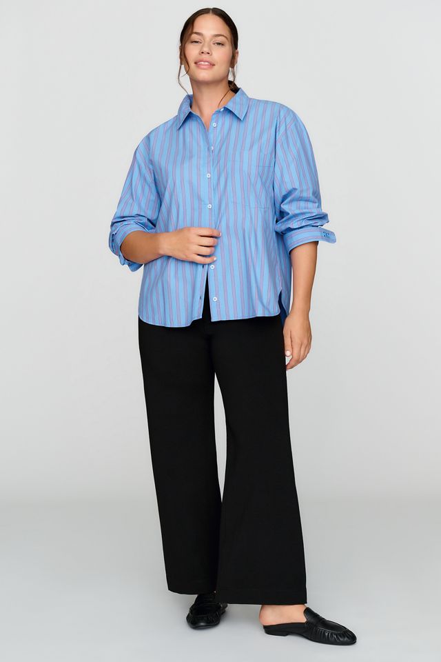 Maeve Shrunken Bennet 100% Cotton Buttondown Shirt #7