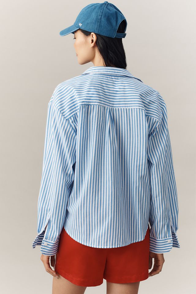 La chemise boutonnée rétrécie Bennet 100% coton par Maeve #2