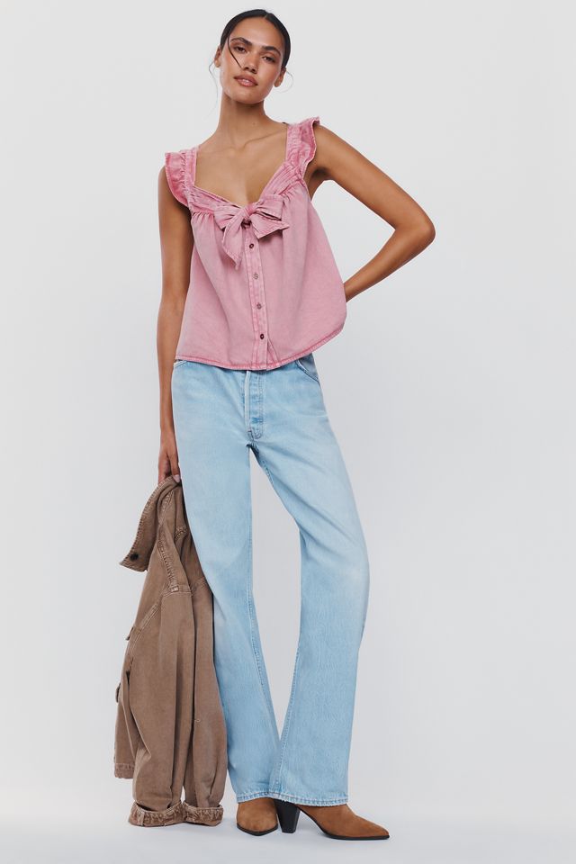 Pilcro 100% Cotton Bow Tank #2