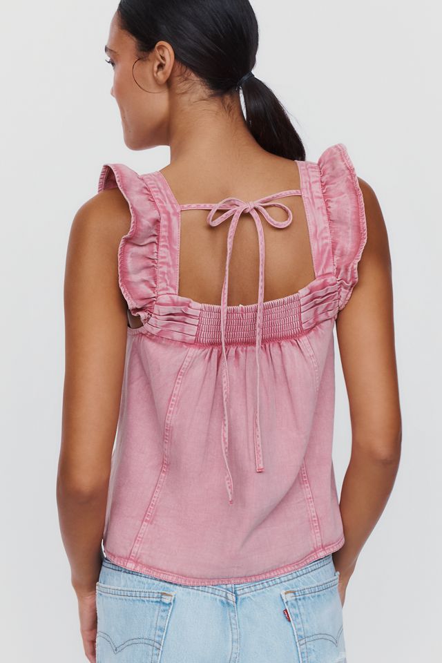 Pilcro 100% Cotton Bow Tank #3