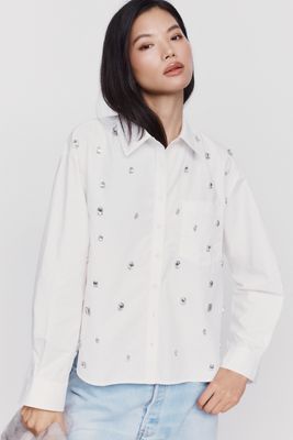 @loverlygrey x Anthropologie Shrunken Bennet Buttondown Shirt