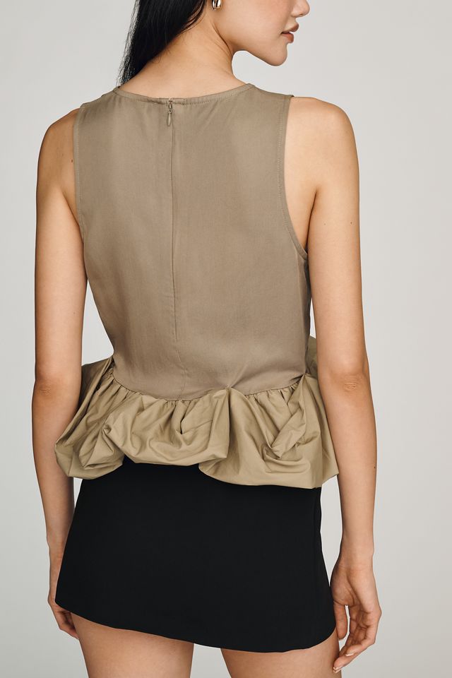 Siempre x Anthropologie Ruffle Hem Top | Anthropologie