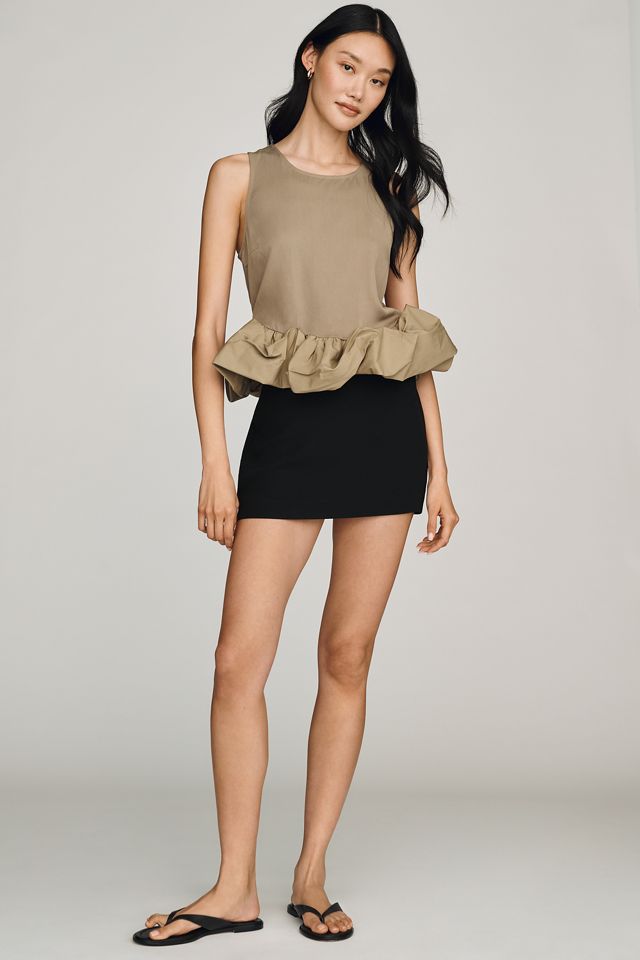 Siempre x Anthropologie Ruffle Hem Top #3