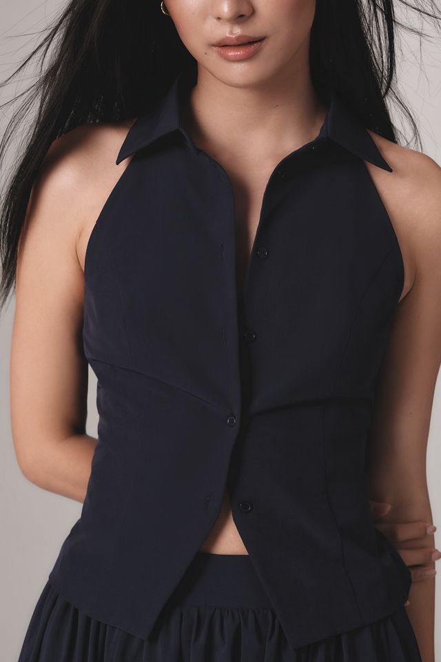 Extro&Vert Lily Collared Vest #4