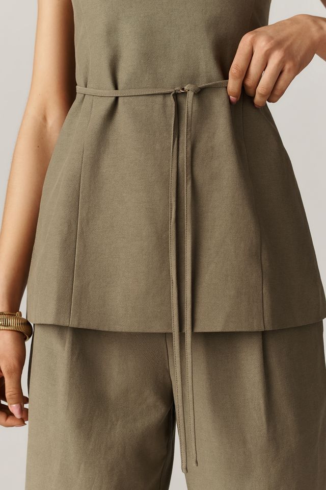 4th & Reckless Tally Strapless Tie-Waist Top #3