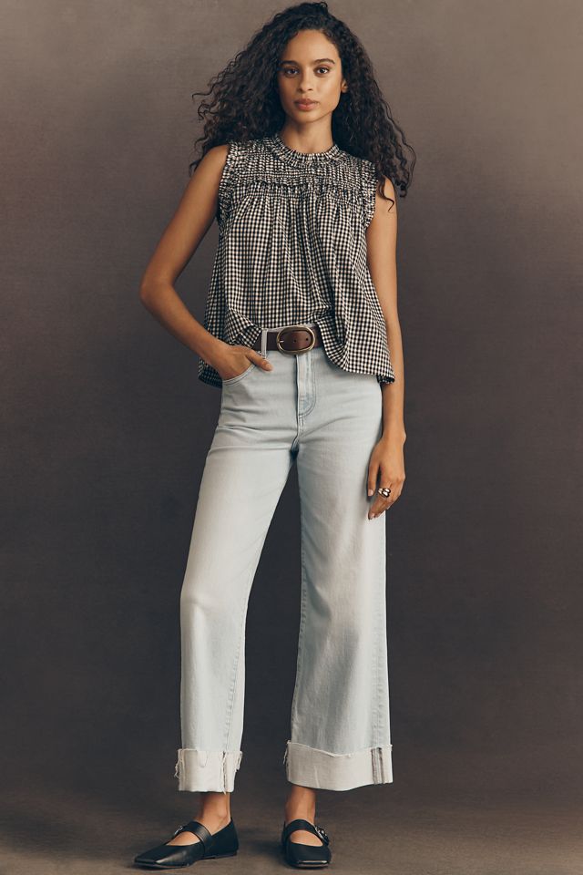 RAISONNEL Ruffle Sleeveless Swing Top #2