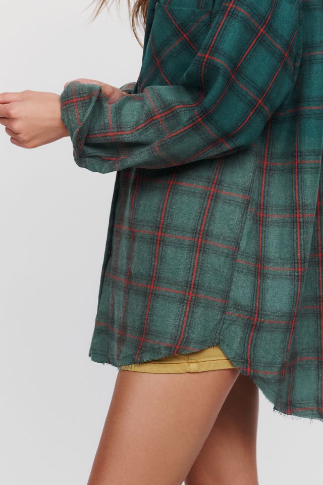 RAISONNEL Flannel Oversized Buttondown Shirt #1