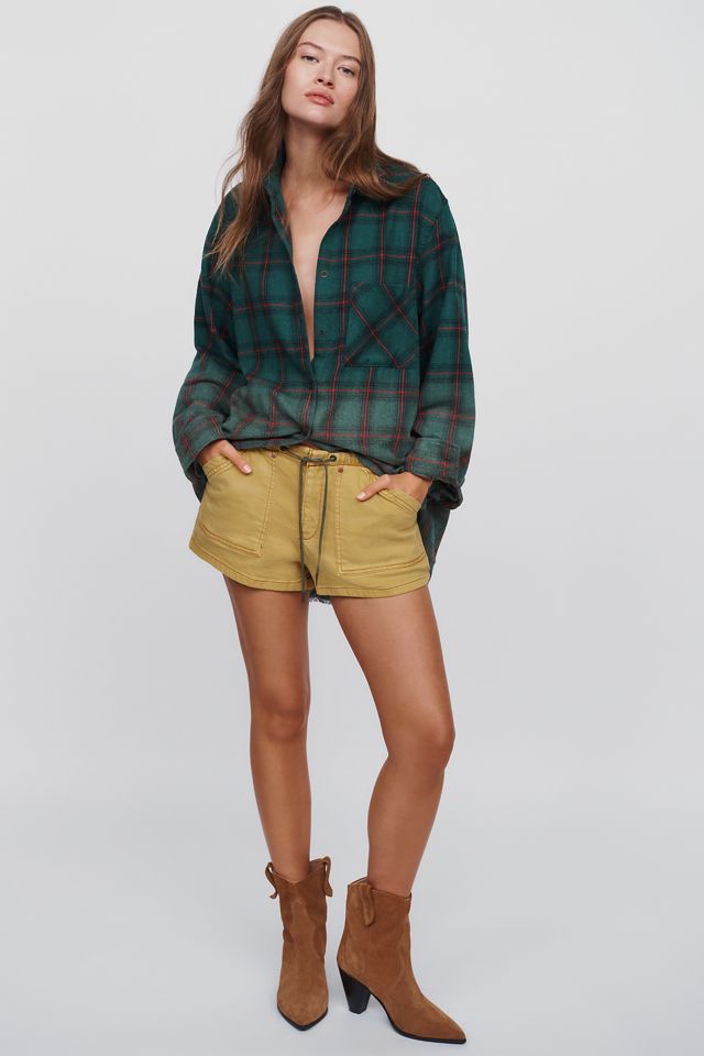 RAISONNEL Flannel Oversized Buttondown Shirt #2