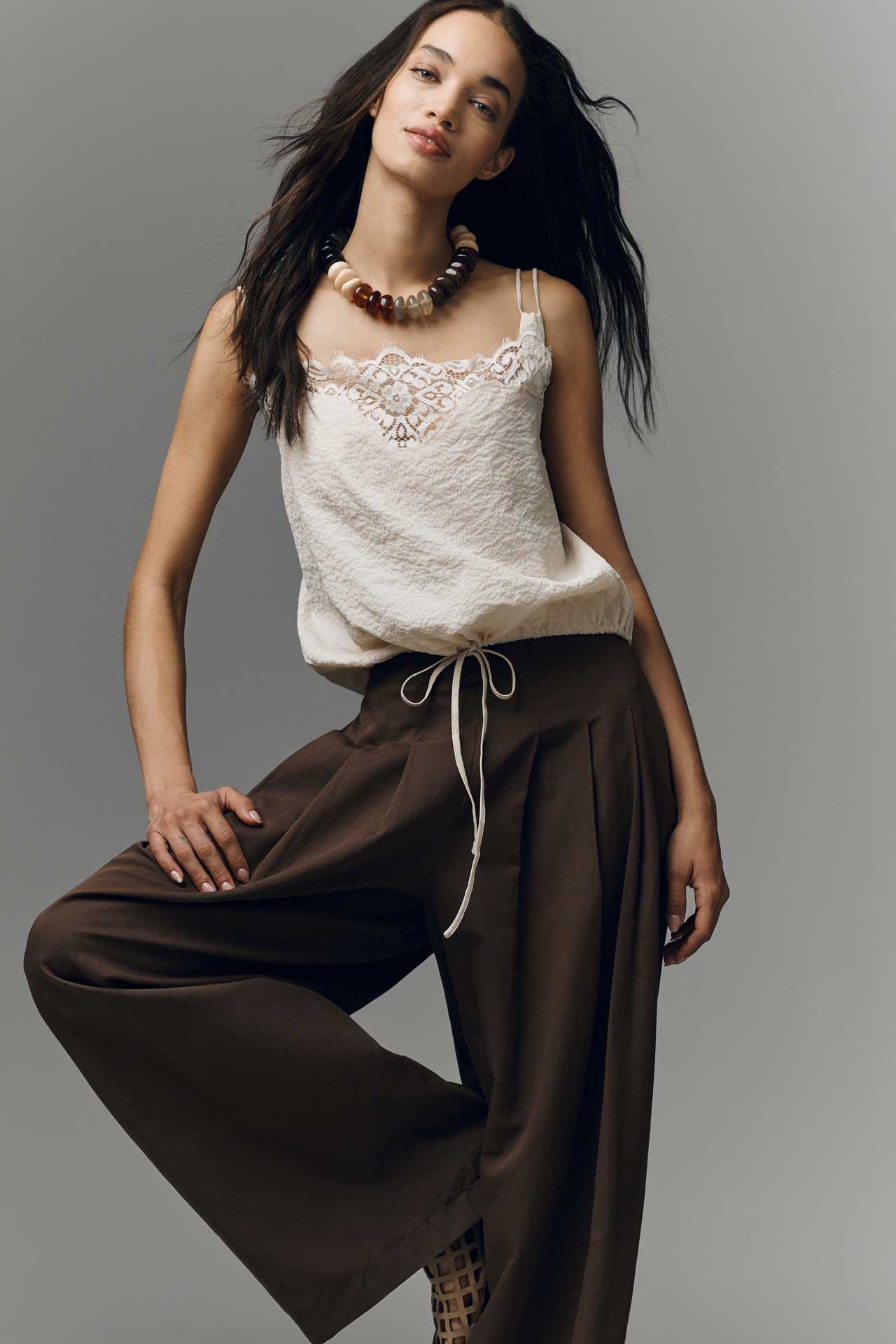 & Layered Bare Lace Cami