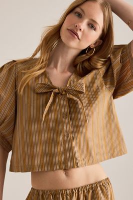 Blusa de Rayas con Lazo The Tiny Big Sister