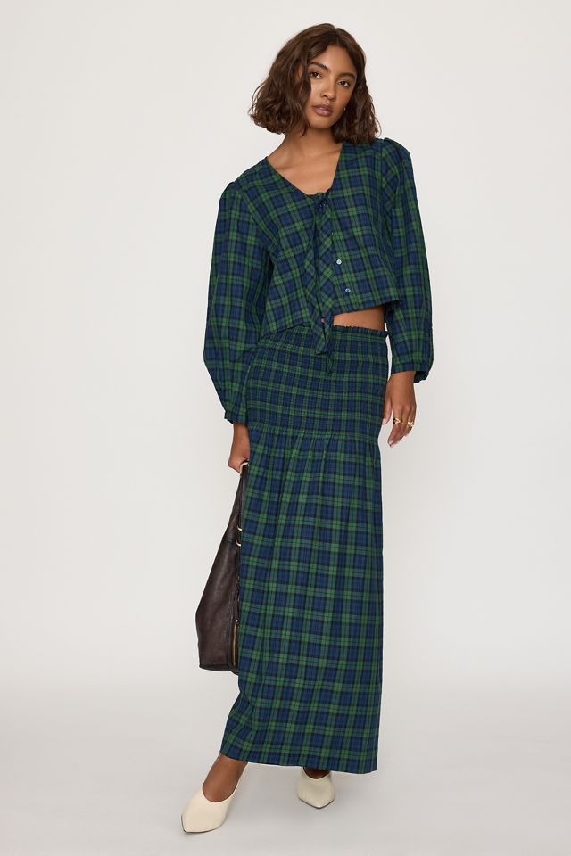 The Tiny Big Sister Check Bow Blouse #2