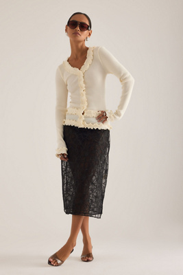 OpéraSPORT Caroline Ruffle Cardigan