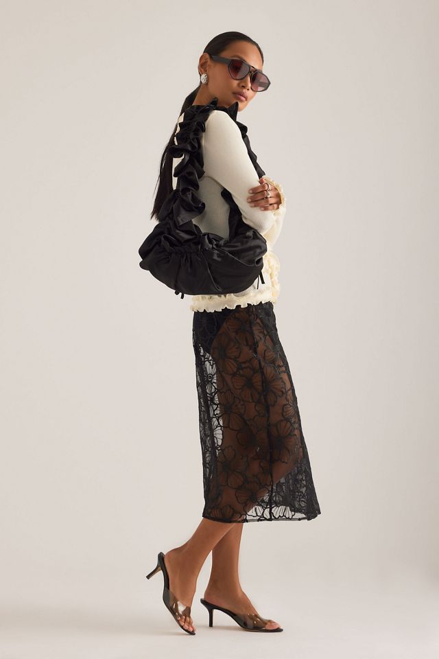 OpéraSPORT Caroline Ruffle Cardigan #3