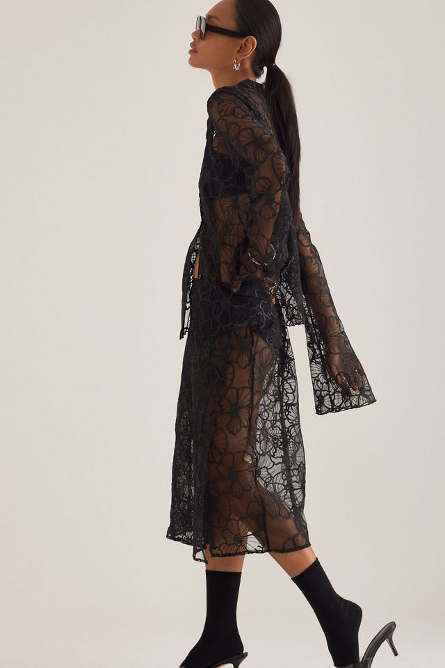 OpéraSPORT Flora Sheer Lace Shirt  #2