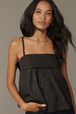 Maeve Strapless Bow Top In Black