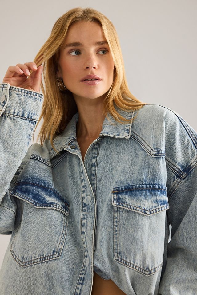 Chemise en Denim Délavé à l'Acide Asher Gestuz #5