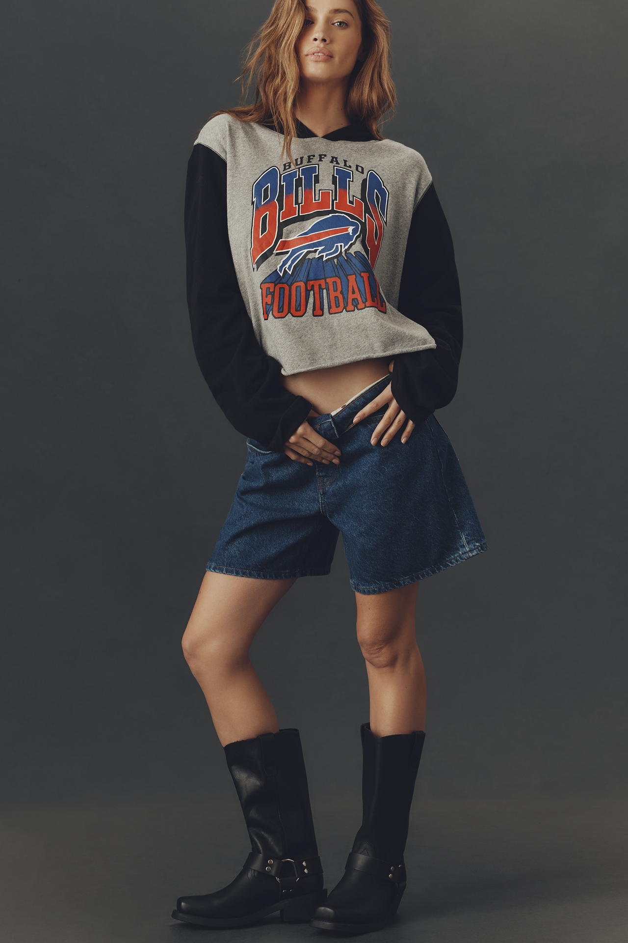 Junk Food NFL Colorblock Hooded Sweatshirt