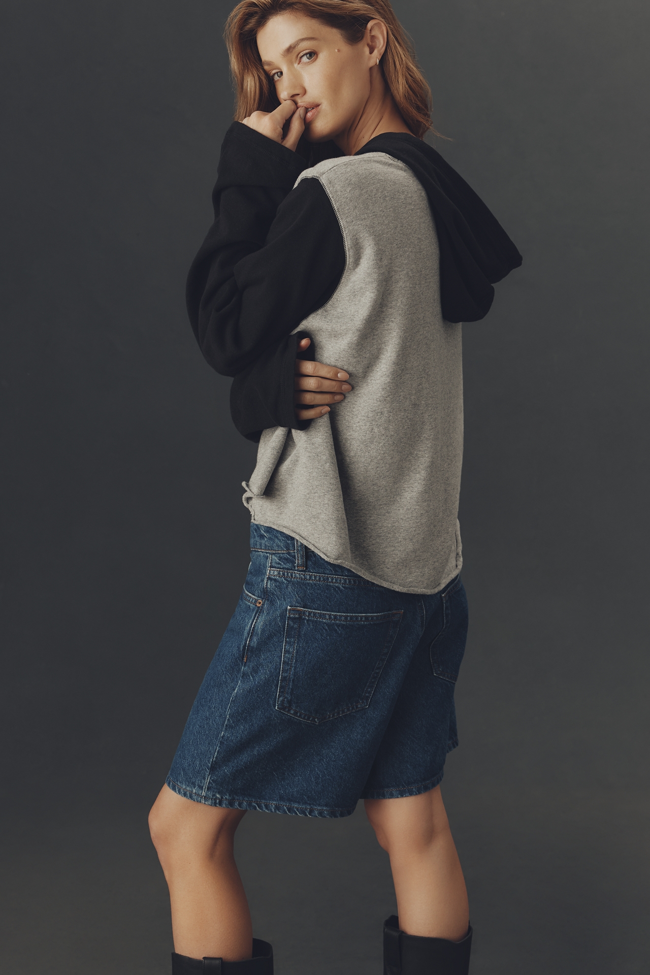 Junk Food NFL Colorblock Hooded Sweatshirt