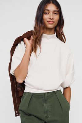 By Anthropologie Banded Dolman Sweatshirt
