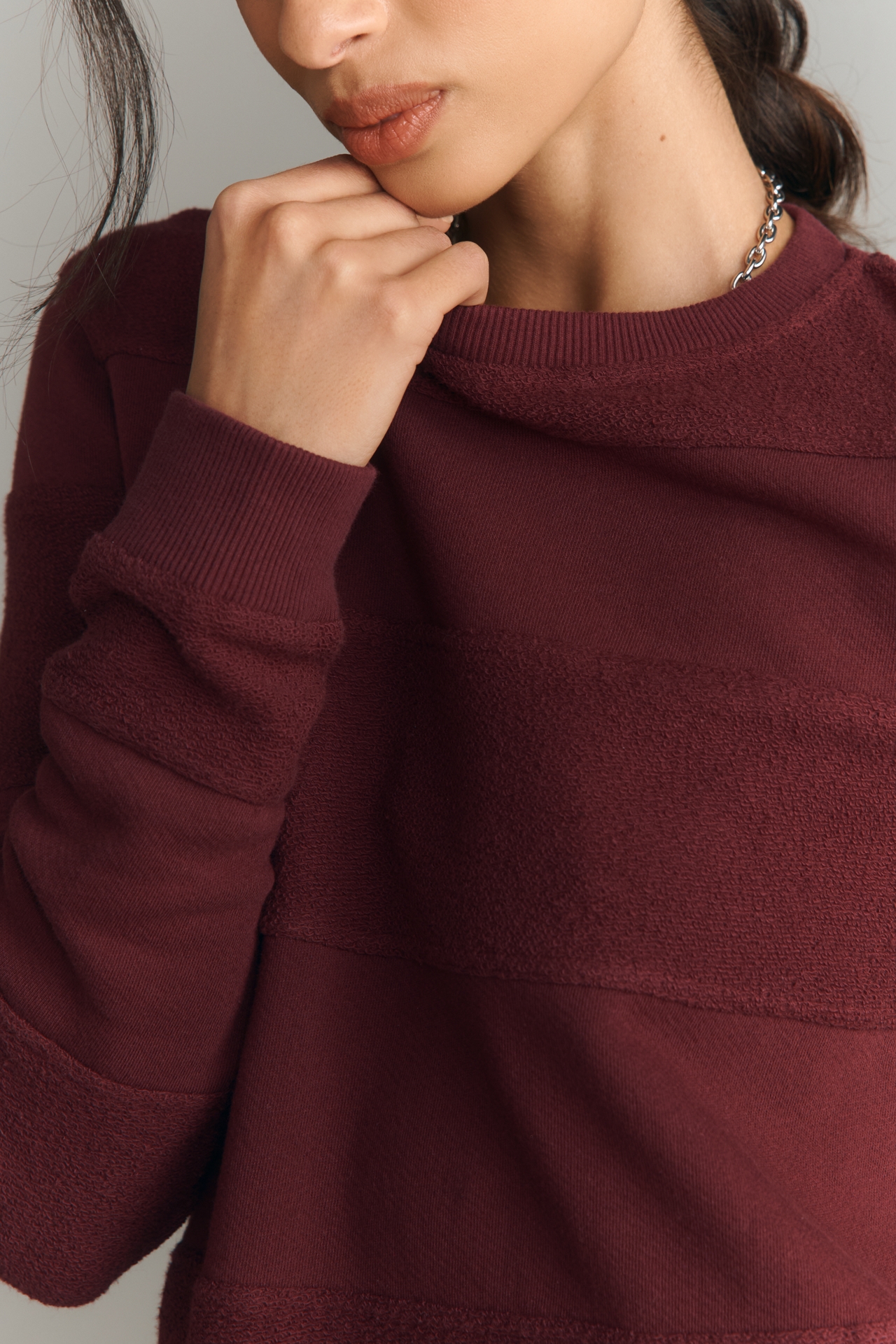 Wilt Crew-Neck Long-Sleeve Top