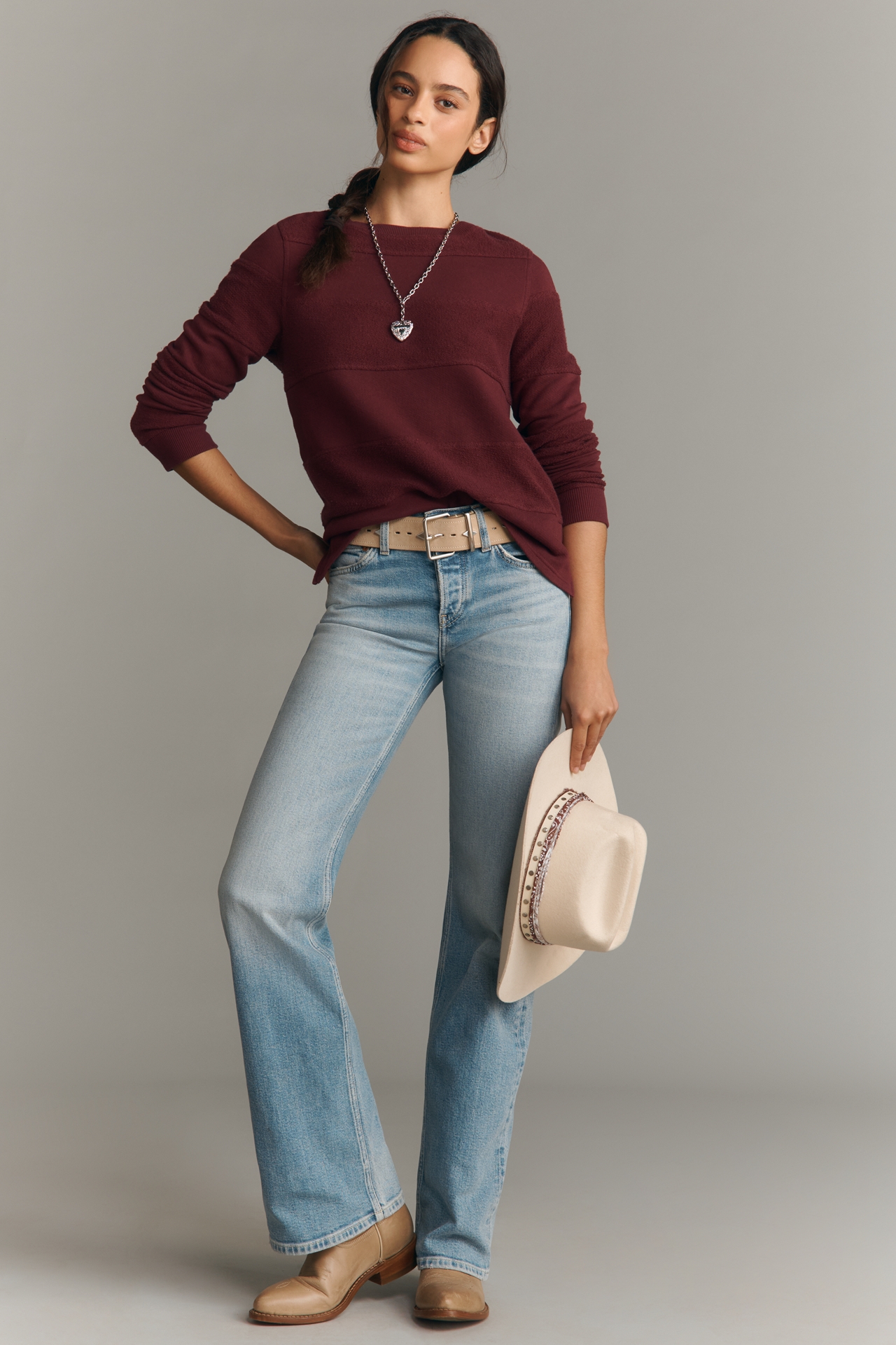 Wilt Crew-Neck Long-Sleeve Top