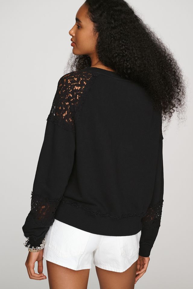 Wilt 100% Cotton Lace Long-Sleeve Top #3