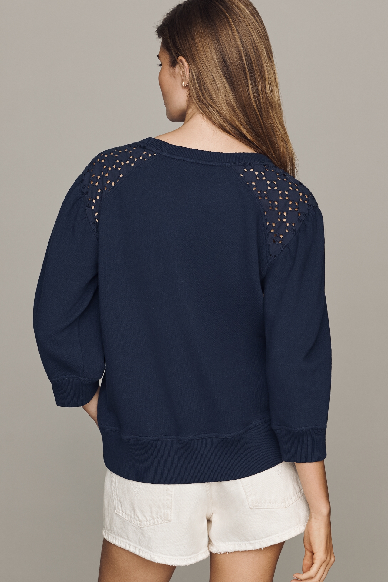 Wilt Eyelet Top