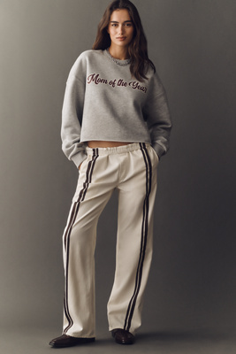 Mom of the Year Cropped Pullover Top