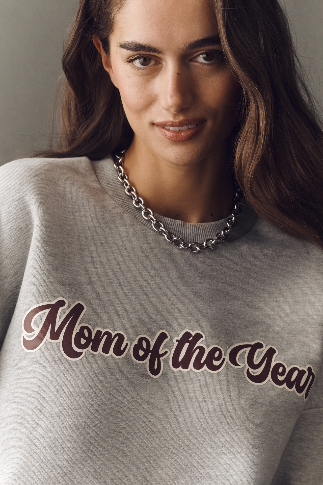 Favorite Daughter Mom of the Year Cropped Pullover