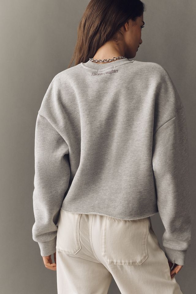 Favorite Daughter Mom of the Year Cropped Pullover #3