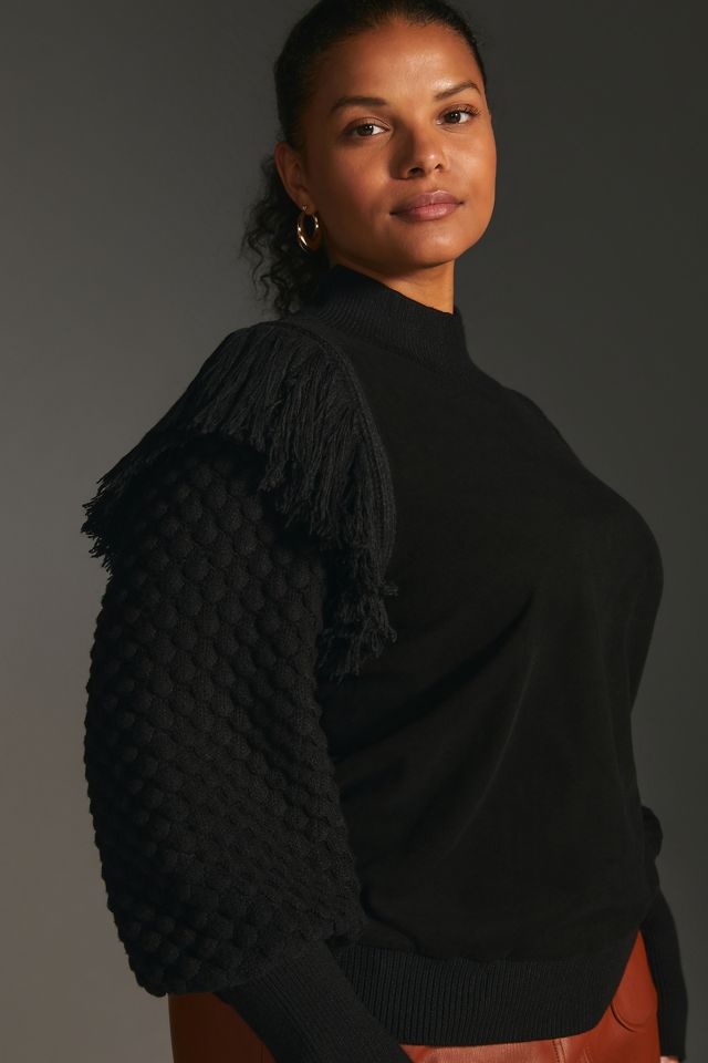 DOLAN Fringed Sweater #7