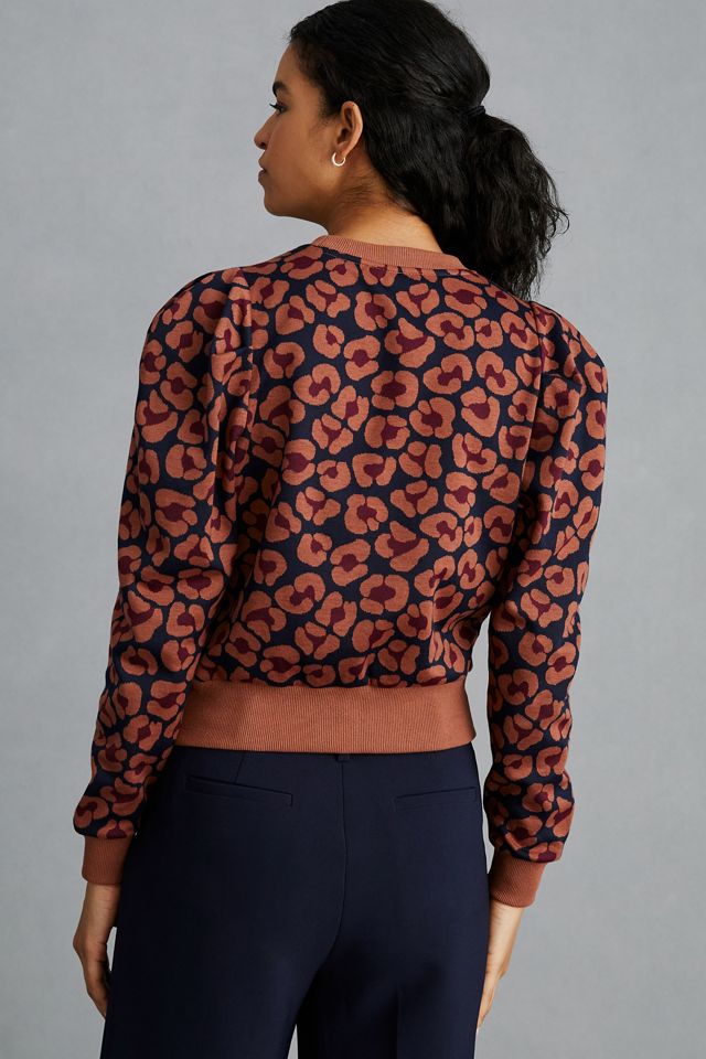 DOLAN Leopard Jacquard Pullover #2