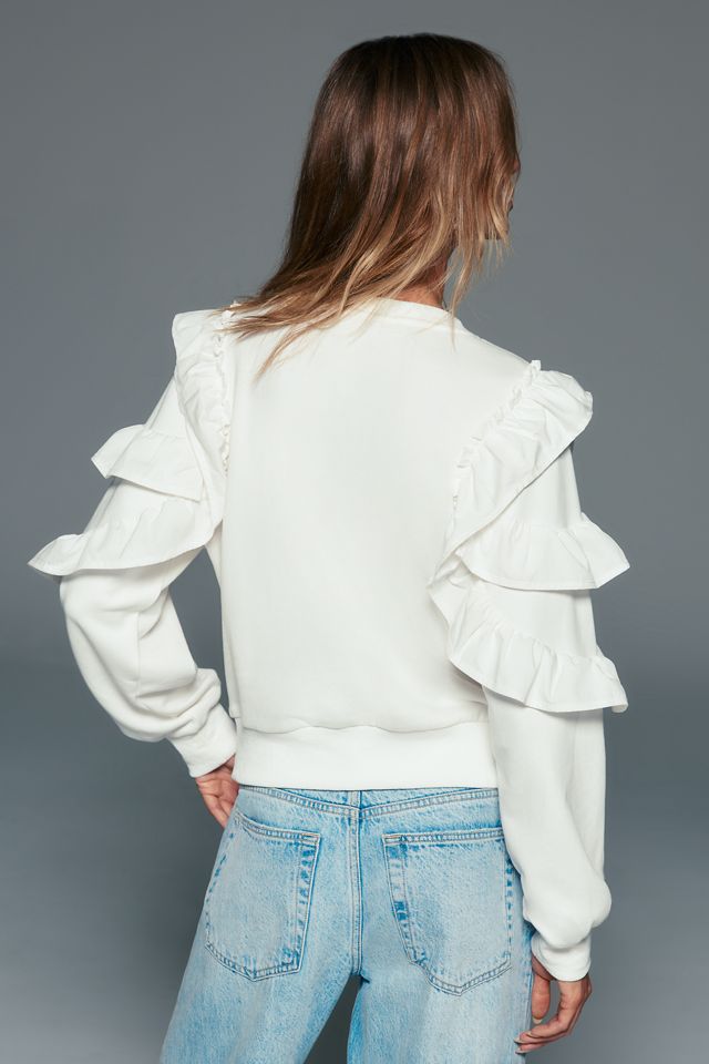 Dolan Left Coast Ruffle Sleeve Sweatshirt #3