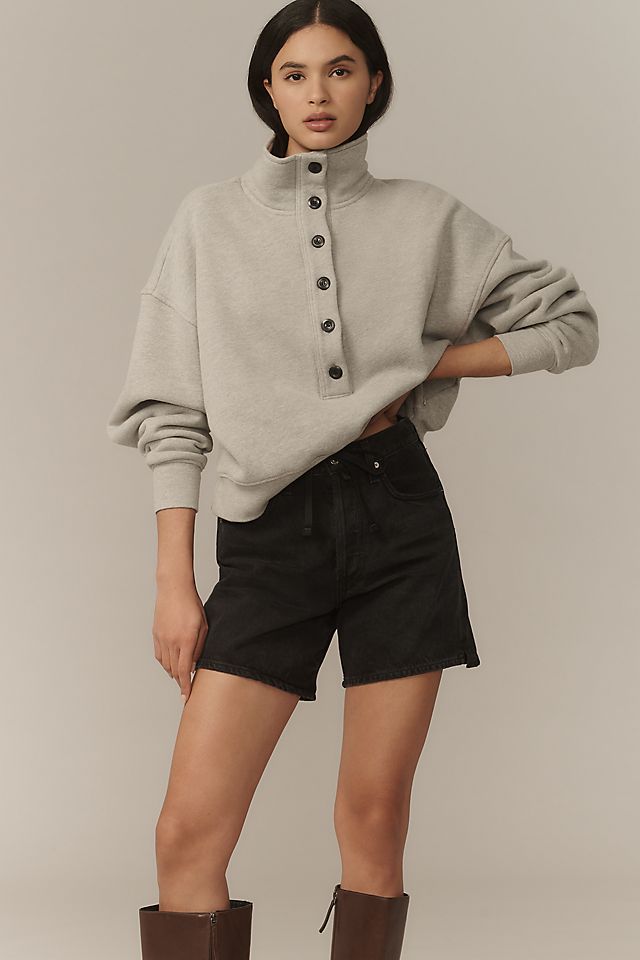 Citizens of Humanity Mirelle Funnel-Neck Sweatshirt Citizens of Humanity Mirelle Funnel-Neck Sweatshirt