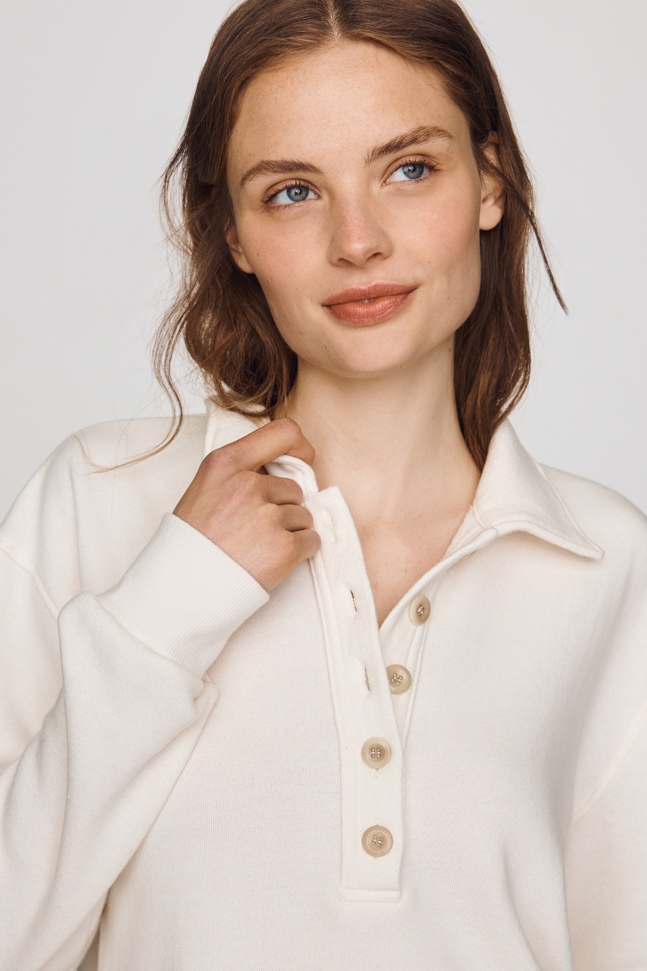 Citizens of Humanity Vintage Inspired Polo Sweatshirt
