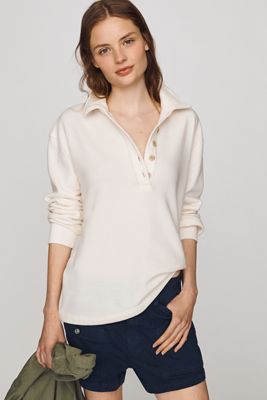 Citizens of Humanity Vintage Inspired Polo Sweatshirt