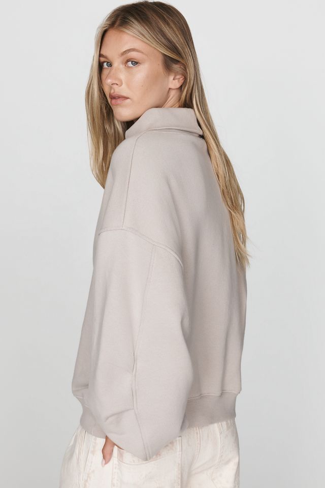 AGOLDE Jenning 100% Cotton Mock-Neck Sweater #2