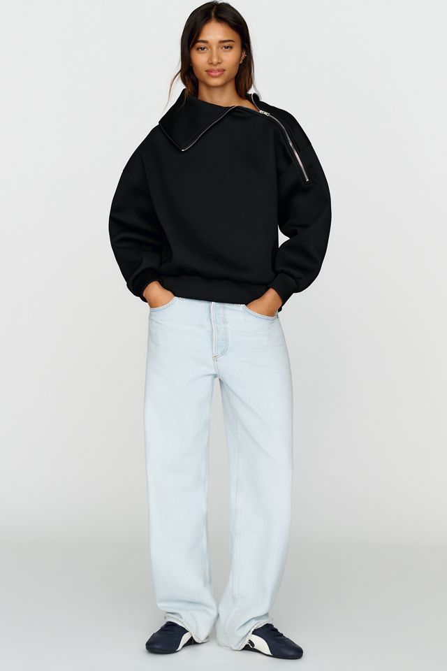 AGOLDE Coyle Asymmetric Zip Sweatshirt #2