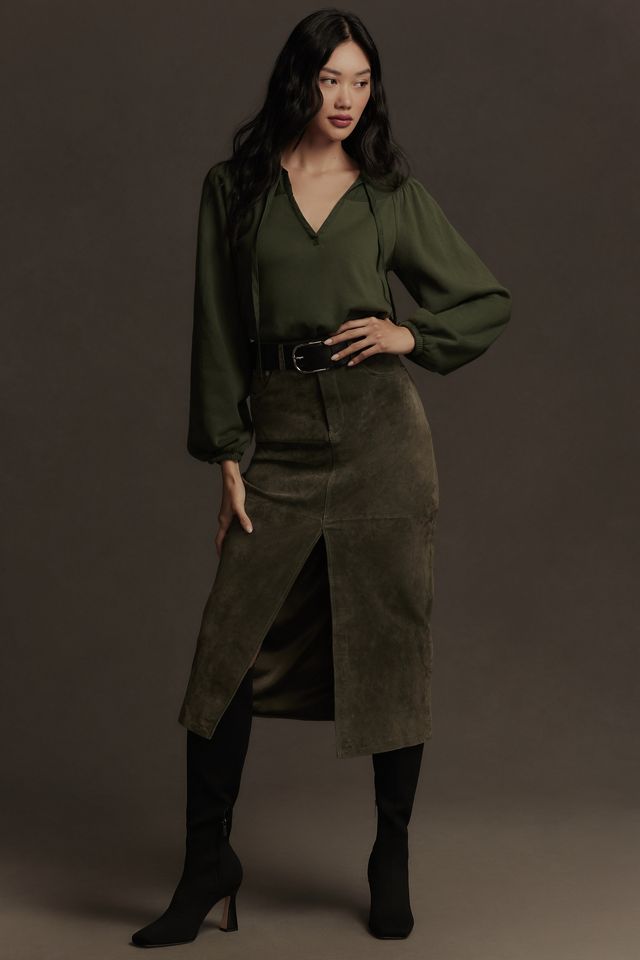 Nation Los Angeles Olla Poplin Bibbed Top #3
