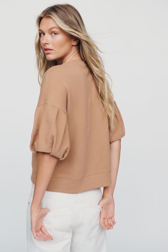 Nation Los Angeles Nikki Puff-Sleeve Pullover #1