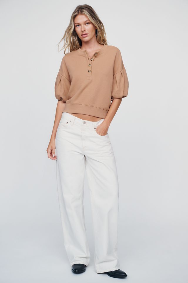 Nation Los Angeles Nikki Puff-Sleeve Pullover #2