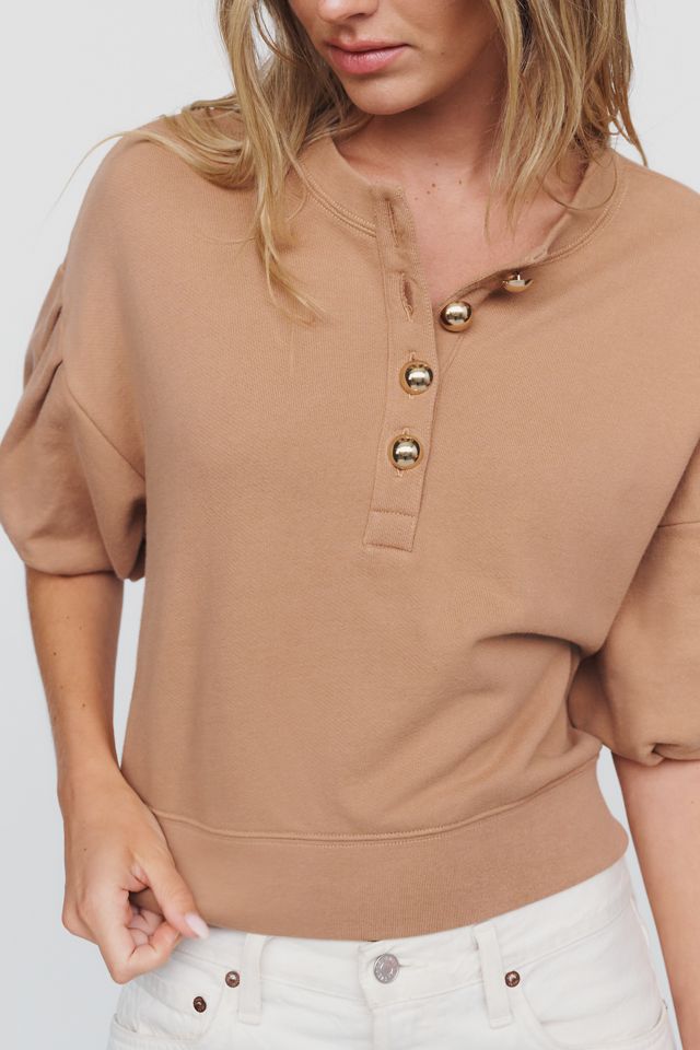 Nation Los Angeles Nikki Puff-Sleeve Pullover #3