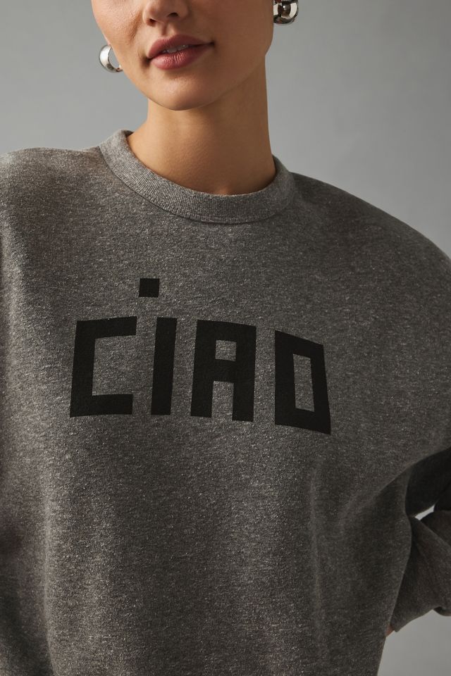 CLARE V LE DROP CIAO SWEATSHIRT - CLAIRVAUX