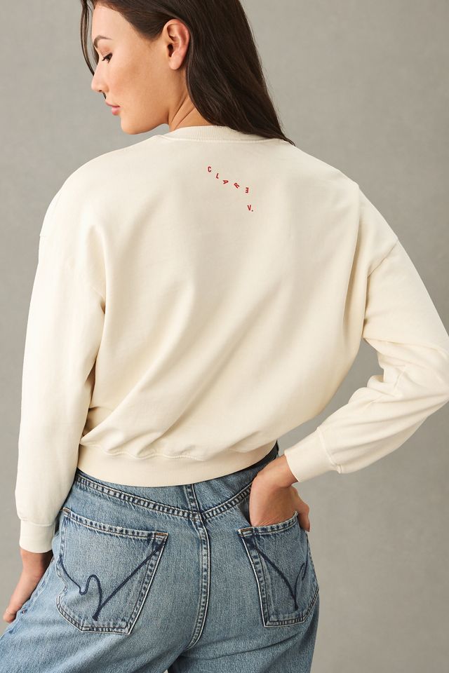 Clare V. Le Drop Apéro Sweatshirt #1