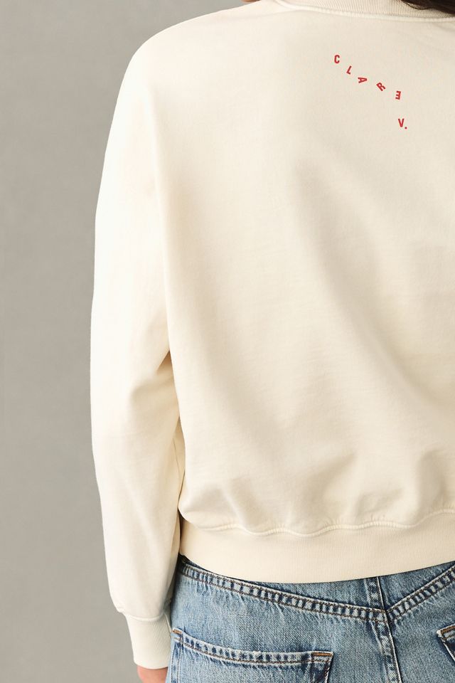 Clare V. Le Drop Apéro Sweatshirt