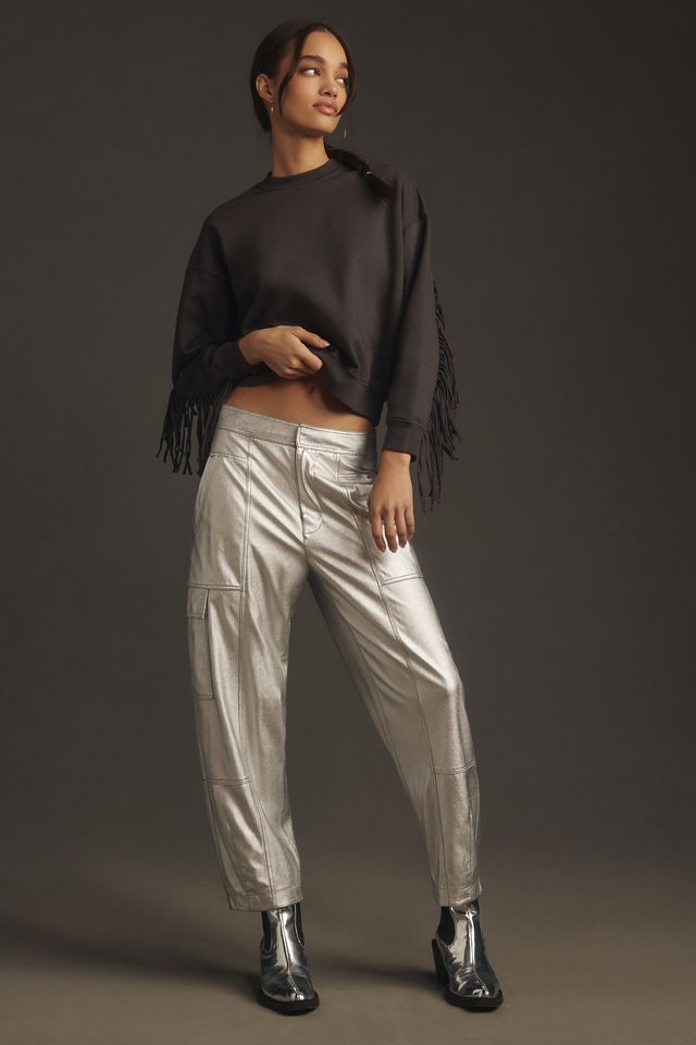 Clare V. Le Drop Fringe Sweatshirt #1
