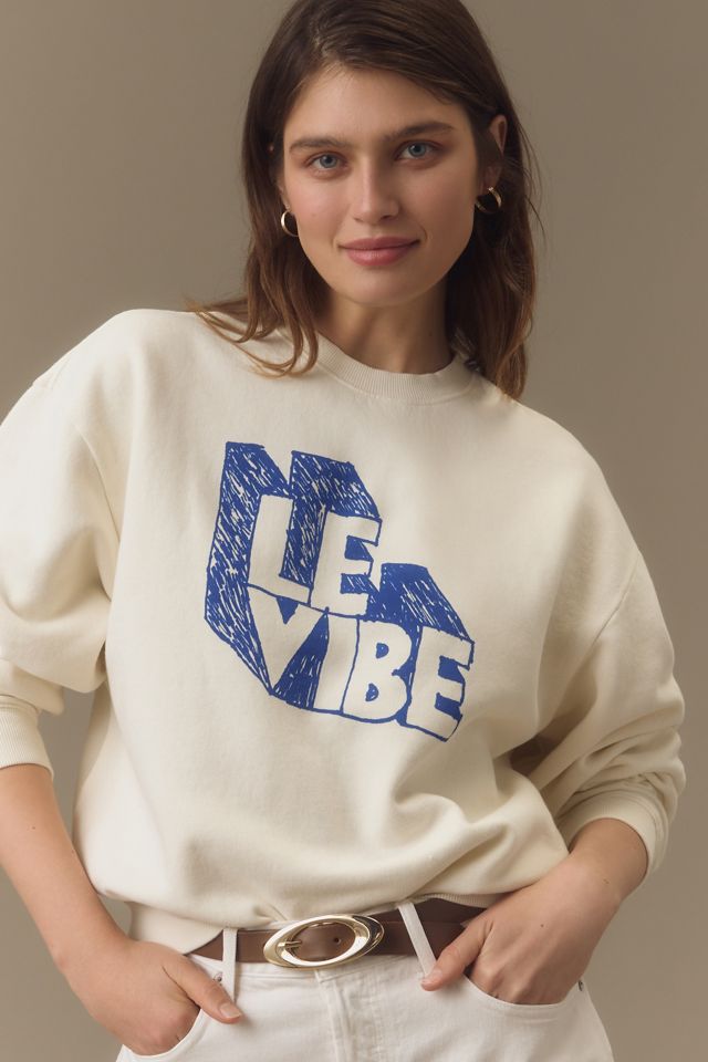 Clare V. Le Vibe Oversized Sweatshirt | Anthropologie