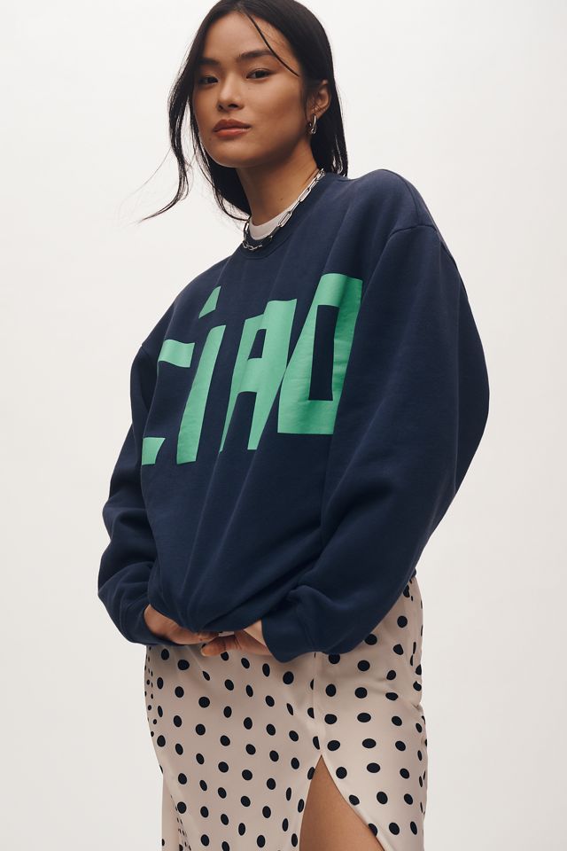 Clare V. Ciao Oversized Sweatshirt #2