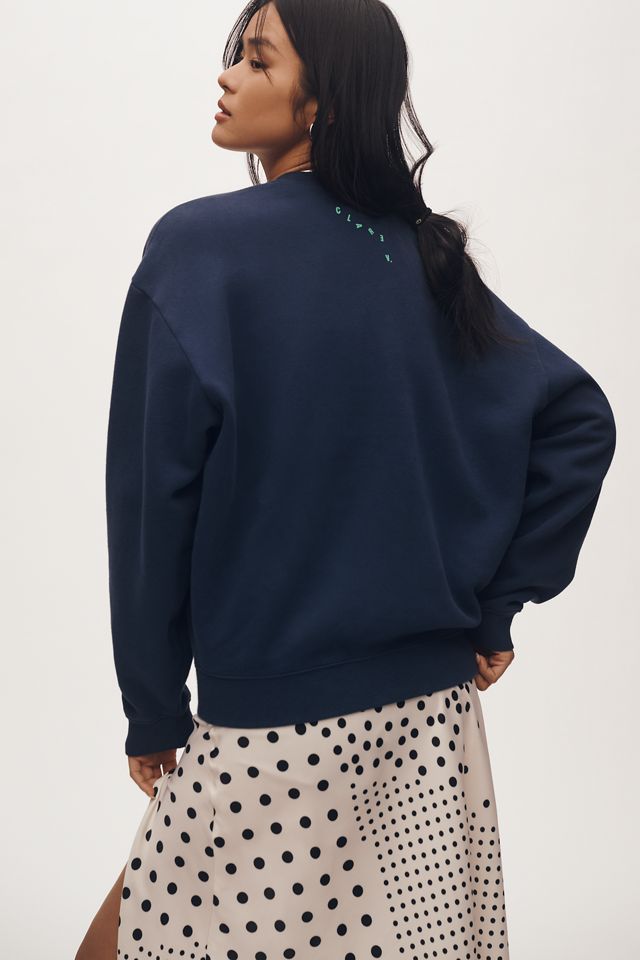 Clare V. Ciao Oversized Sweatshirt #4