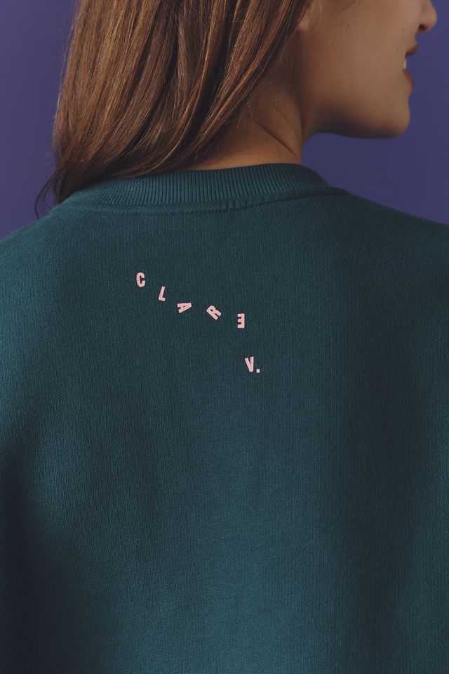 Clare V. Ciao Oversized Sweatshirt #3